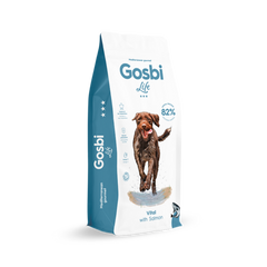 Gosbi Life Vital with salmon Aliment Sec Chien Adulte 12 Kg