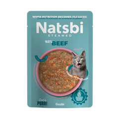NATSBI STEAMED Aliment Humide Chat Beef 80 G