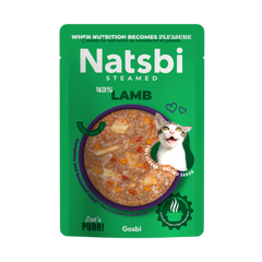 NATSBI STEAMED Aliment Humide Chat Lamb 80 G