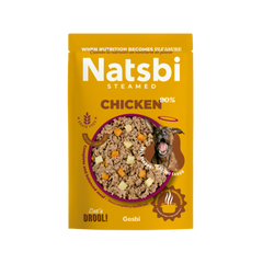 NATSBI STEAMED Aliment Humide Chien Chicken 500 G