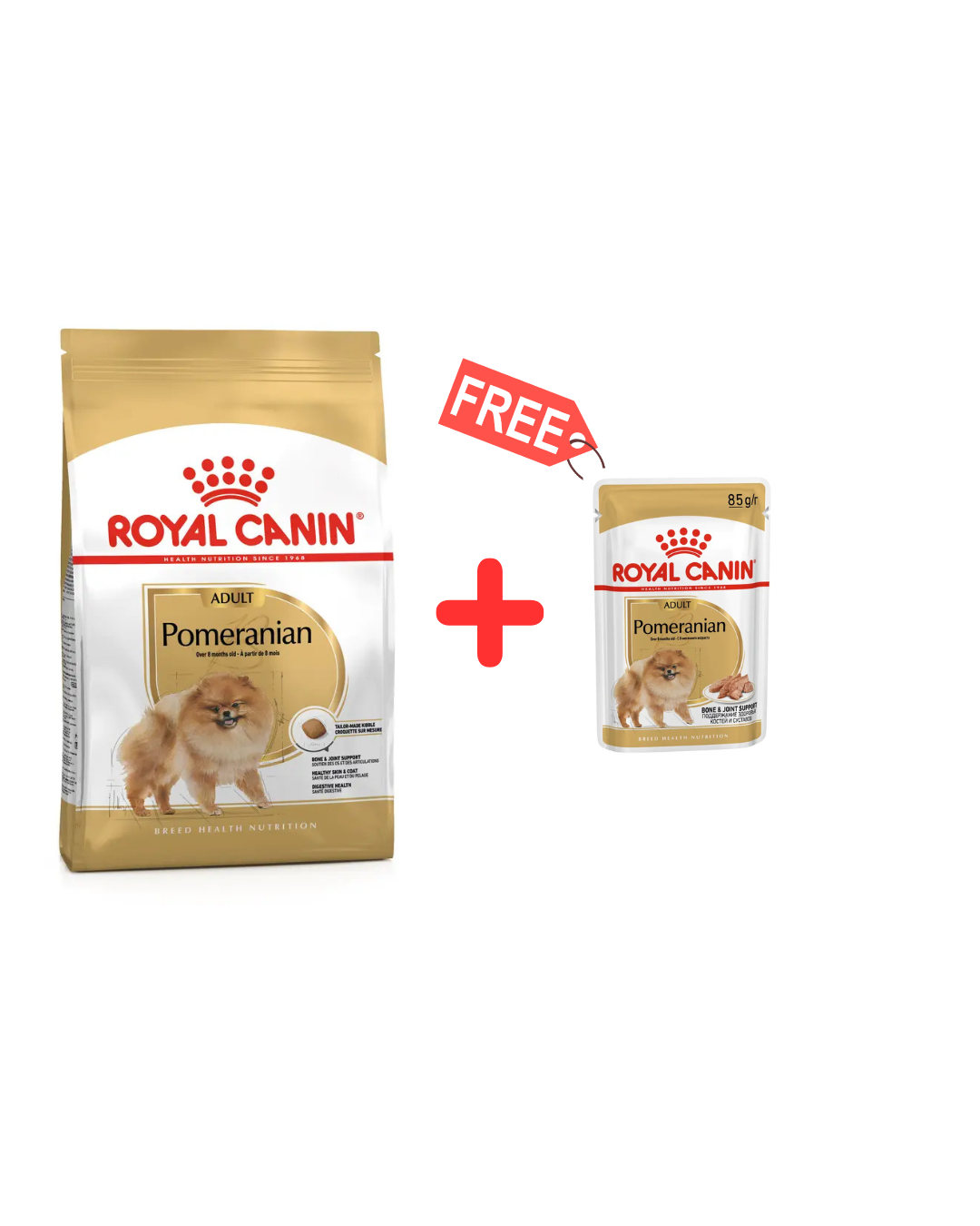 Royal Canin Aliment Sec Chien Spitz Nain Adult + 1 Pochons Offerts
