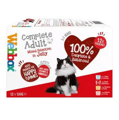 Webbox Complete Adult Mixed Selection Aliment Humide Chat en gelée – 12 x 100g