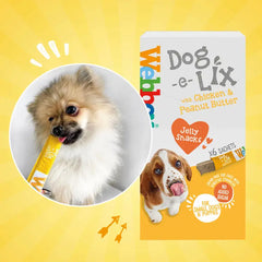 Webbox Dog e Lix with Chicken & Peanut Butter Creamy Dog Treats 90g (6PCS)