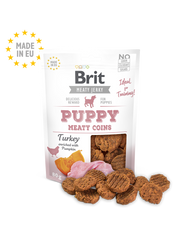 Brit Meat Jerky Snack – Turkey Meaty coins for Puppies 80 G