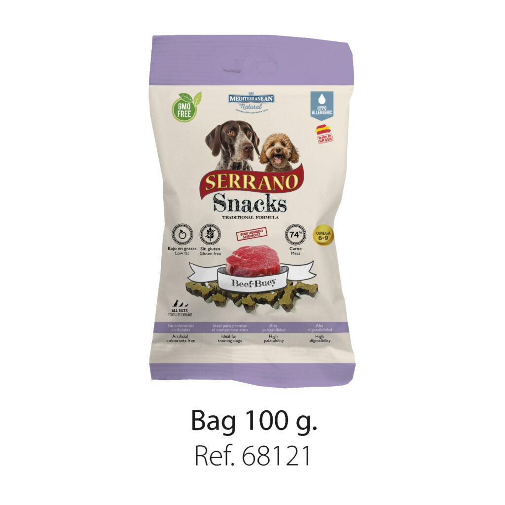 Serrano Snack Pour Chien Boeuf 100g