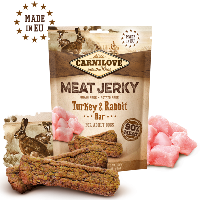 Carnilove Meat Jerky Turkey &amp; Rabbit Bar 100 G