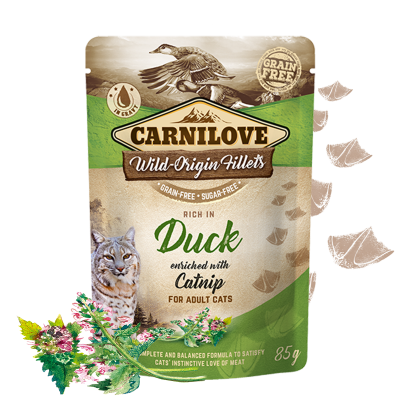 Carnilove Sauce Riche en Canard enrichi en Cataire 85 G