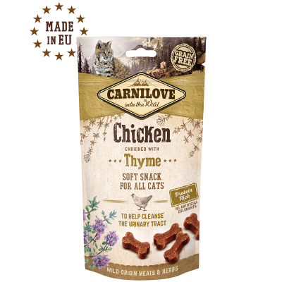 Carnilove Snack Semi-Moist Chicken enriched with Thyme 50g
