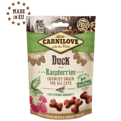 Carnilove Snack Crunchy Duck with Raspberries 50g