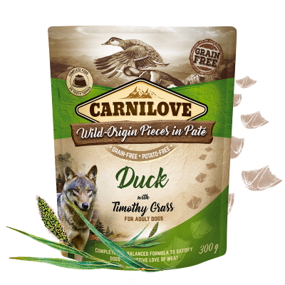 Carnilove pâté Canard à la fléole des prés 300 G