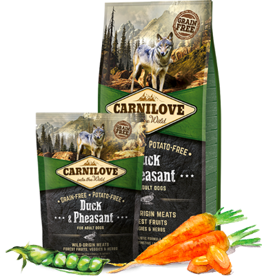 Carnilove Duck &amp;amp; Pheasant for adult dogs 4 Kg 