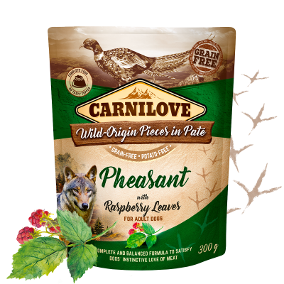 Carnilove Pheasant pâté with raspberry leaf 300 G