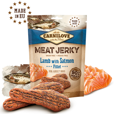 Carnilove Meat Jerky Lamb with Salmon Fillet 100 G