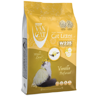 VanCat Litière agglomérante Vanille 10 Kg (11,8 L)