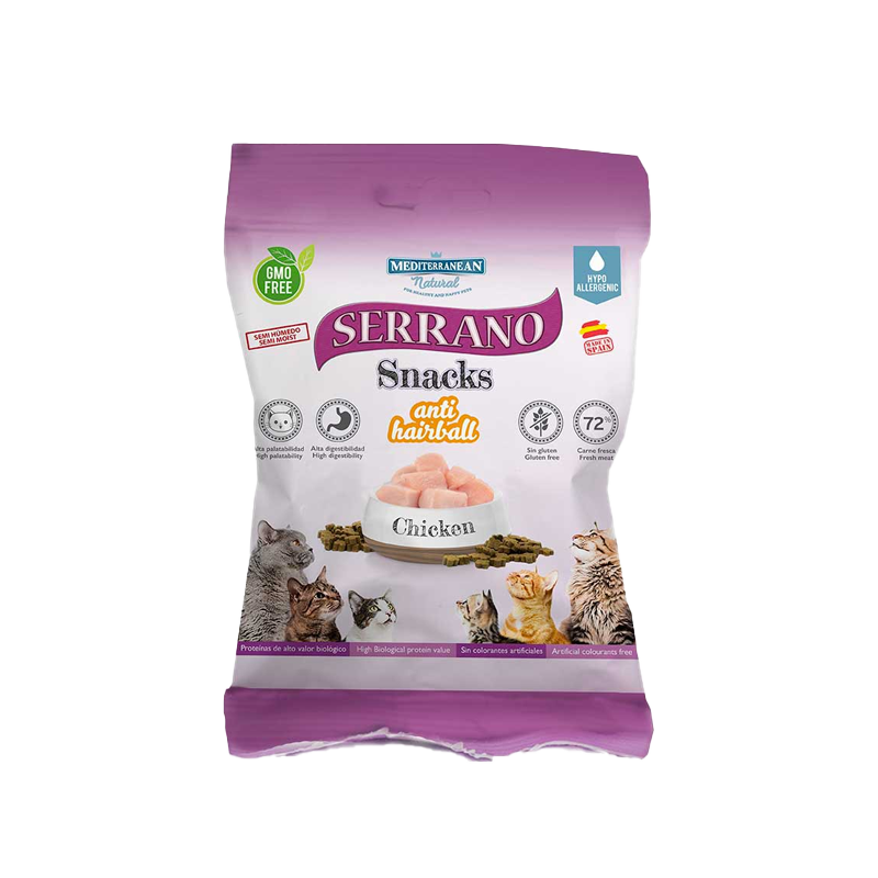 Friandises Serrano Poulet pour Chats 50 G