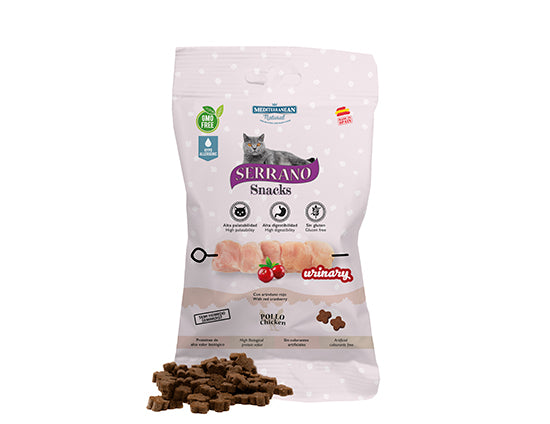 Serrano Snacks pour chats Urinary Poulet 50g