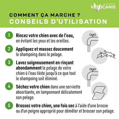 Shampoing Professionnel Anti-Démangeaisons pour Chien. 300ml