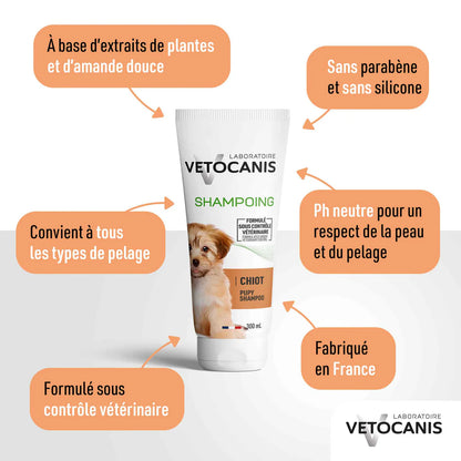 Puppy Shampoo, Sweet Almond Extract. 300ml 