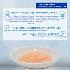 CHURU SKIN & COAT Chicken with Scallop Recipe (14gx4)