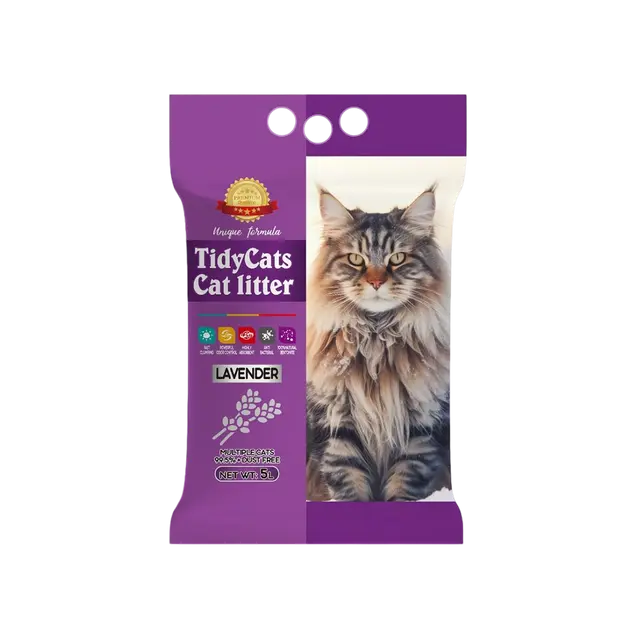 TIDY CATS BENTONITE CAT LITTER LAVANDE 10L