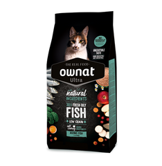 OWNAT ULTRA Aliment Sec pour Chat AGEING FISH 3 Kg