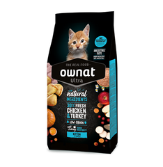 OWNAT Aliment Sec pour Chat ULTRA KITTEN 3 Kg