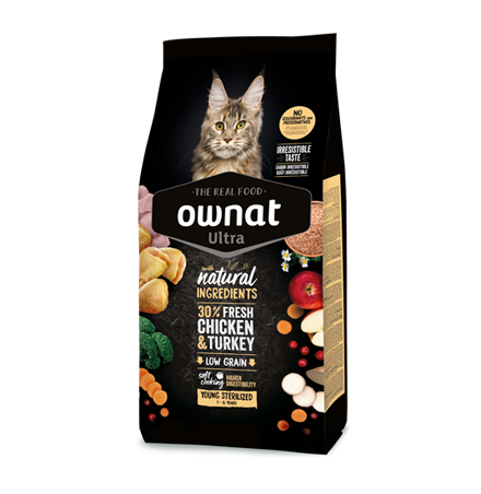 OWNAT ULTRA Aliment Sec pour Chat YOUNG STERILIZED
