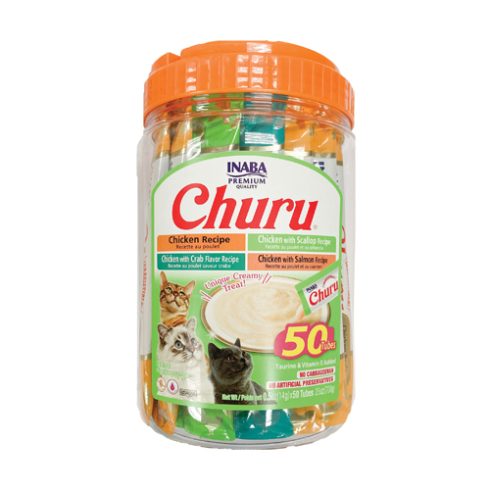 Churu 50 ct Chicken &amp; Seafood Variety Jar (14gX50)