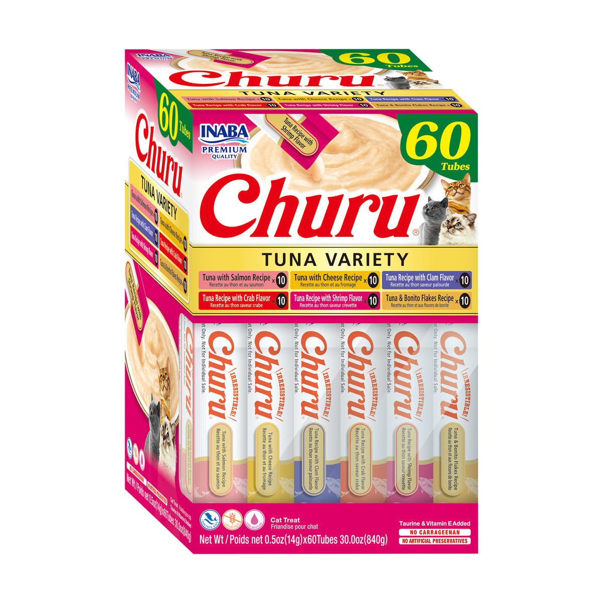 CHURU 60 ct Tuna Variety Box (14gx60)