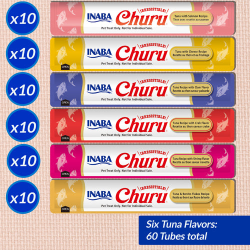 CHURU 60 ct Tuna Variety Box (14gx60)