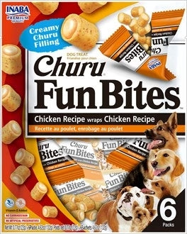 CHURU FUN BITES Wraps Chicken Recipe Dogs (22gx6)