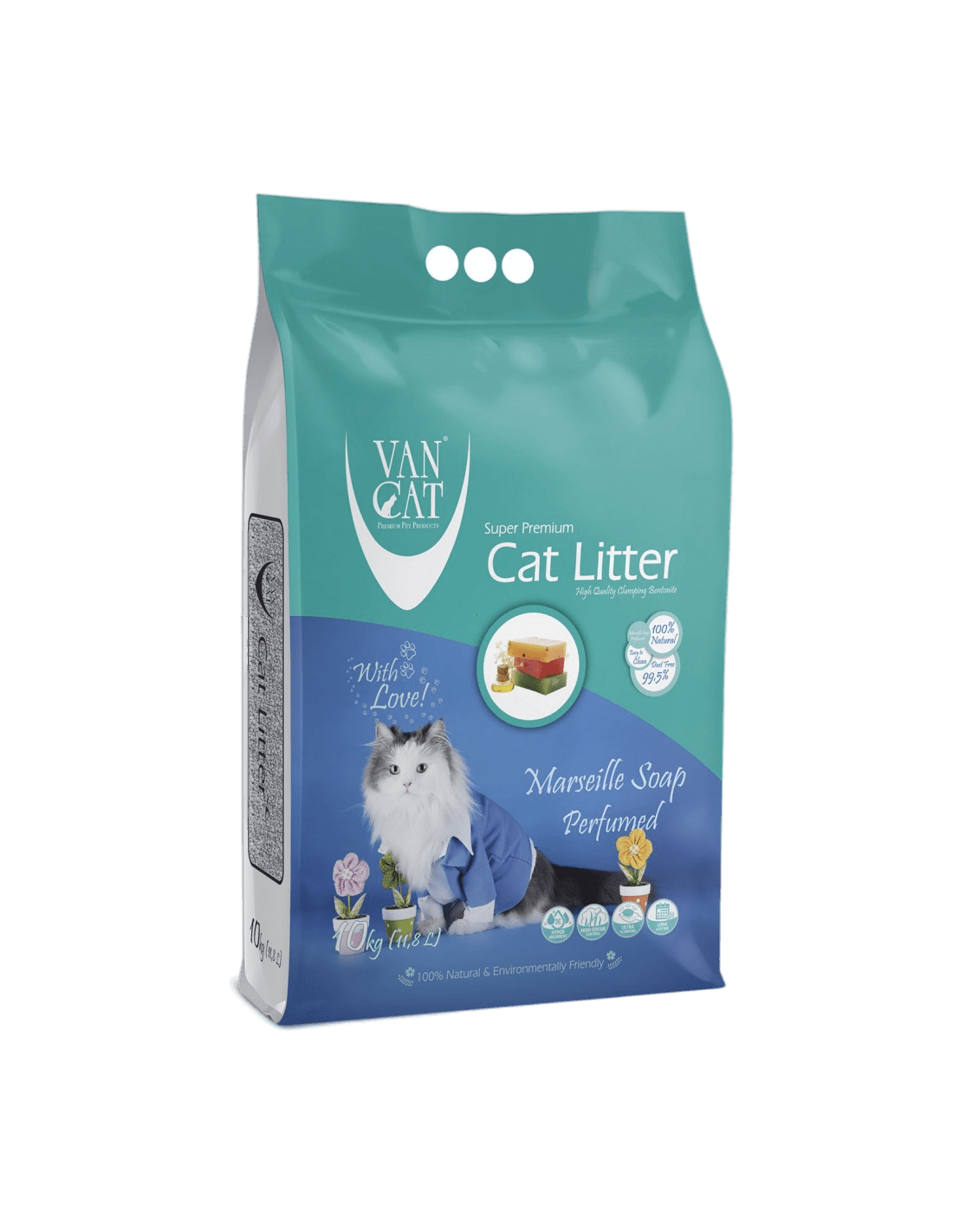 VanCat Clumping Litter Marseille Soap 10 Kg (11.8 L) 