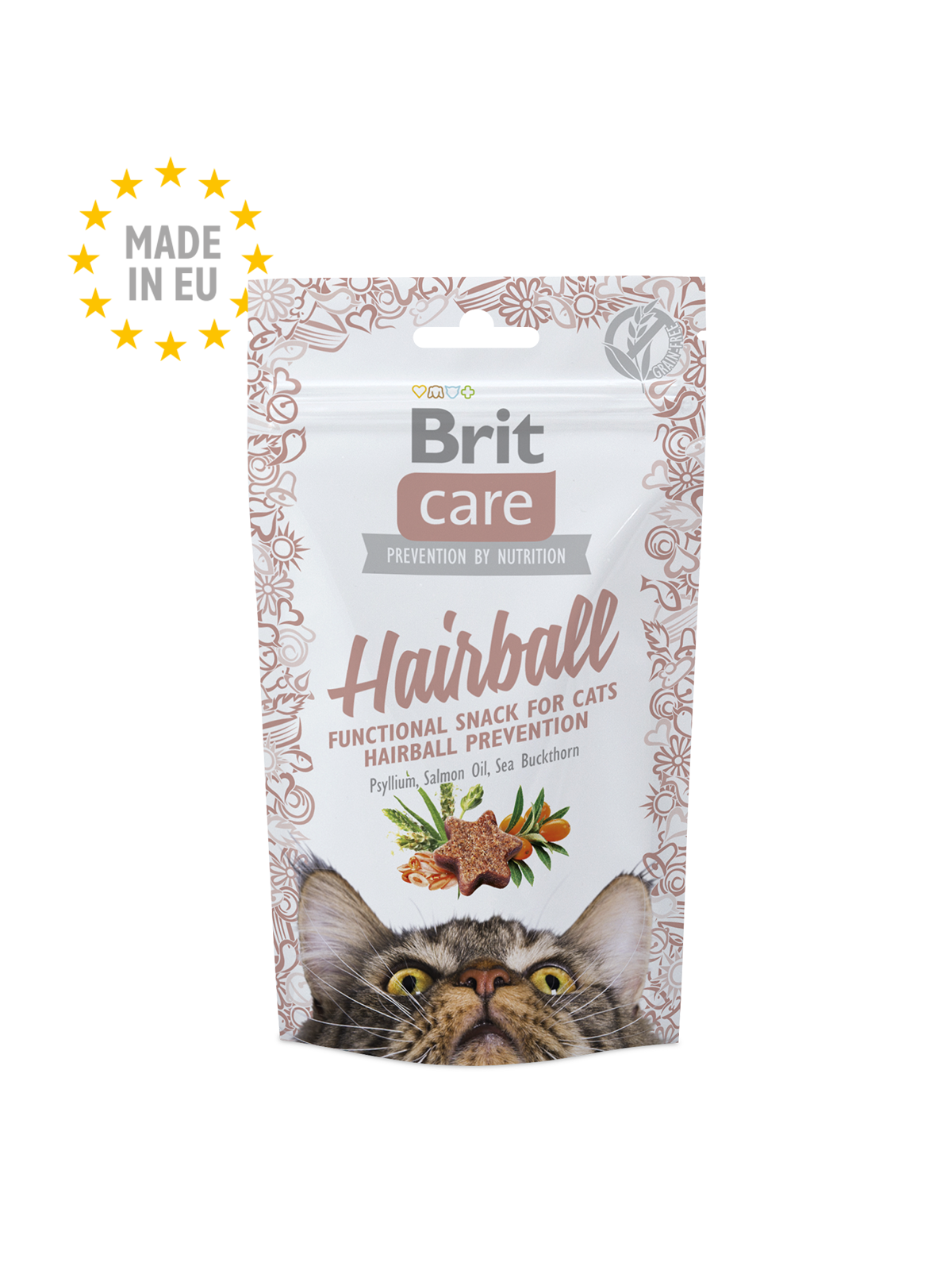 Brit Care Cat Snack Hairball 50g