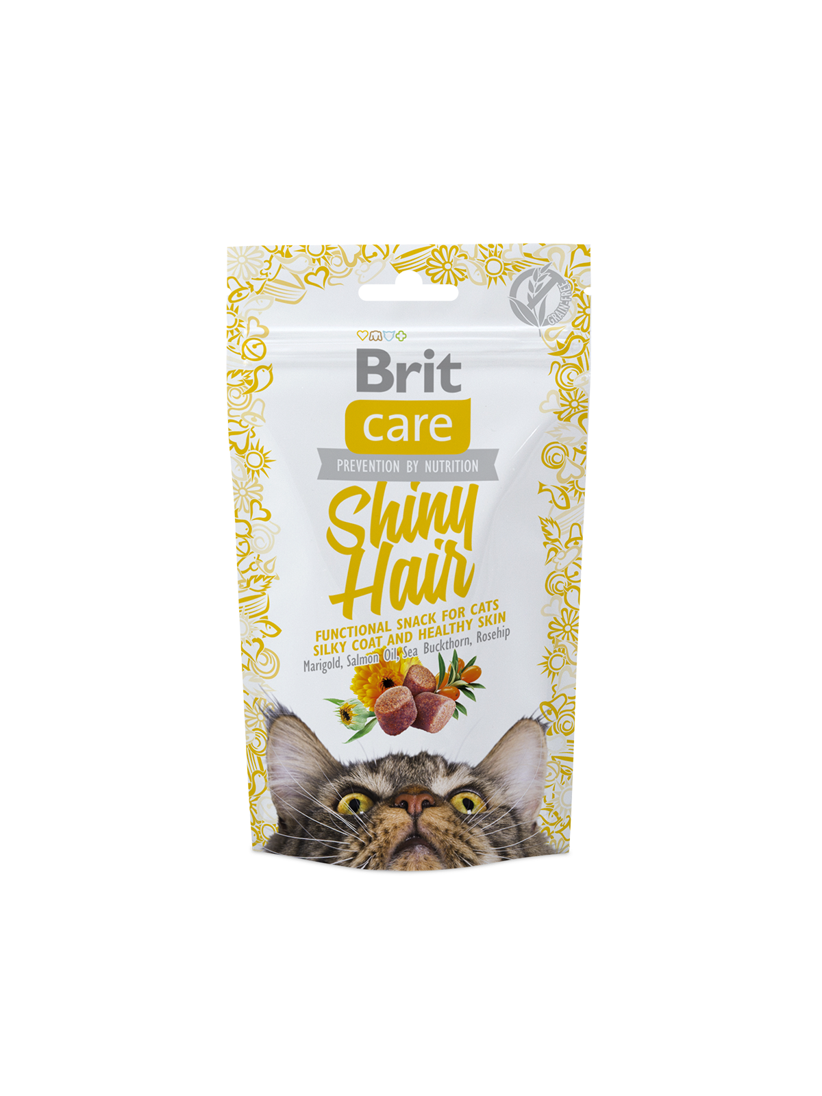 Brit Care Cat Snack Shiny Hair 50 G