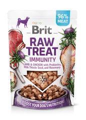Brit Raw Treat Immunity. Freeze-dried treat and topper. Lamb &amp; Chicken 40 G