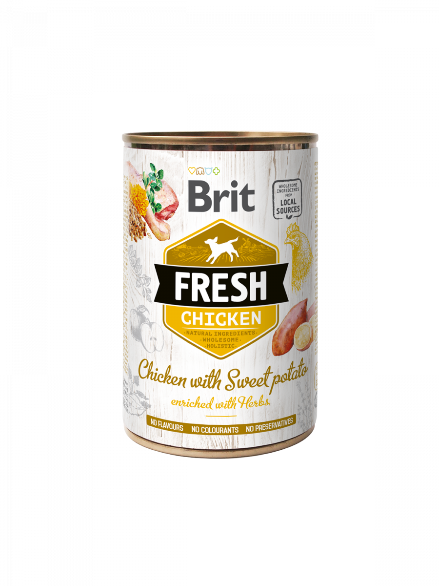 Brit Fresh Chicken with Sweet Potato 400 G