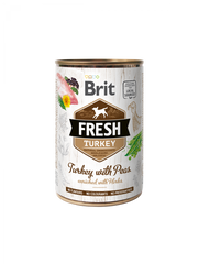 Brit Aliment Humide Chien Fresh Turkey with Peas 400 g