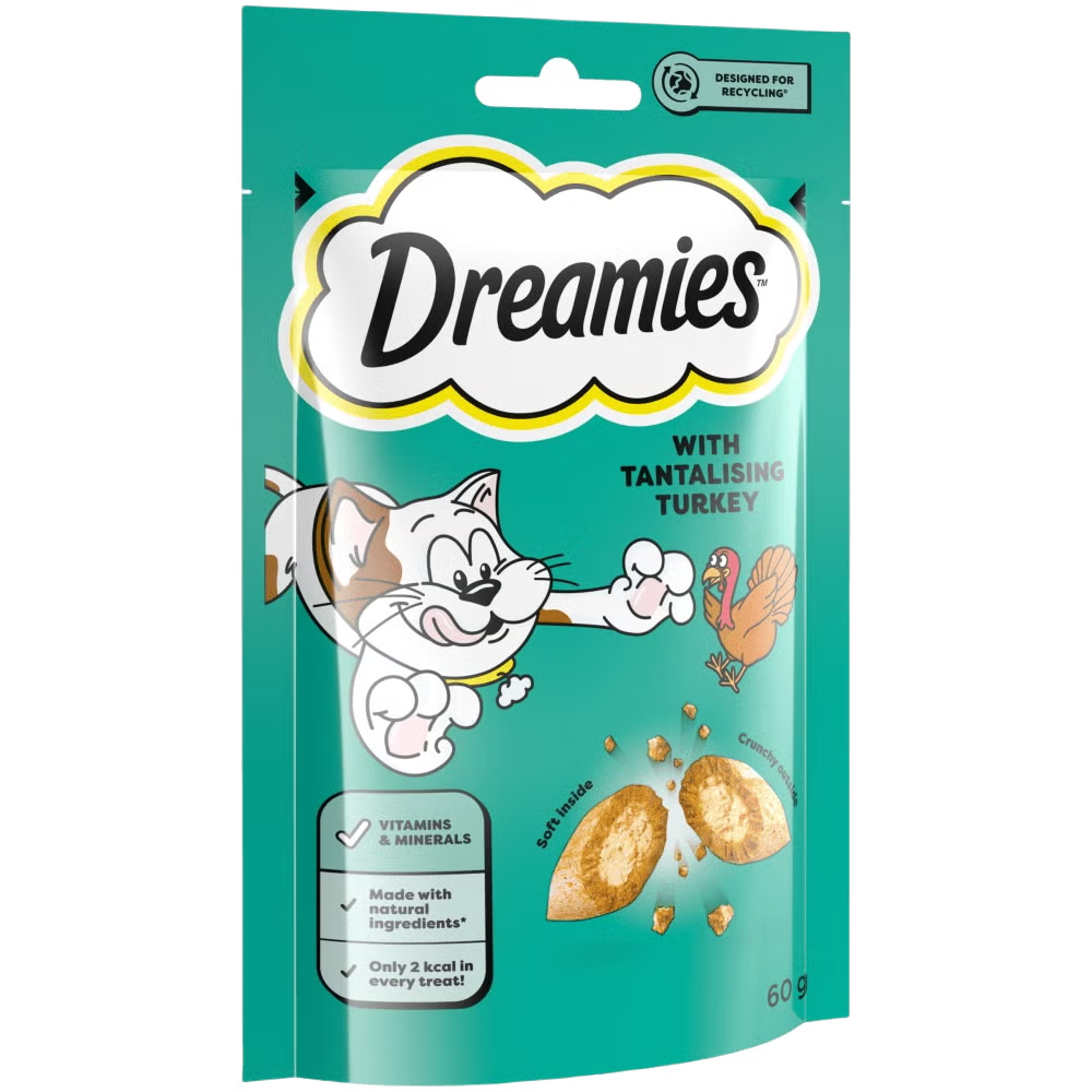 CATISFACTIONS™ Friandises Tantalising Turkey pour chat 60g