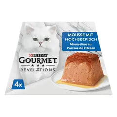 Gourmet™ Revelations Aliment Humide Chat Mousseline Poisson Océan en sauce (4x57g)