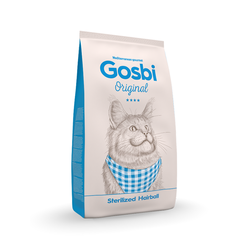 Gosbi Original Aliment Sec pour Chat Sterilized Hairball