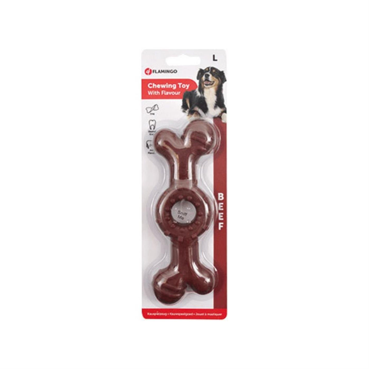 Chew Bone Toy Beef Flavor 19Cm