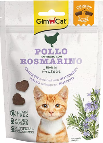 Gimcat Crunchy Snacks Poulet &amp; Romarin 50 gr