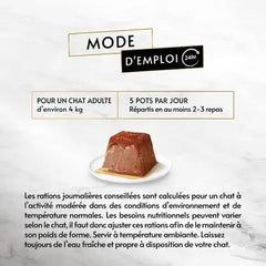GOURMET® REVELATIONS® au Boeuf Aliment Humide Chat - Les Mousselines nappées de Sauce (4x57g)