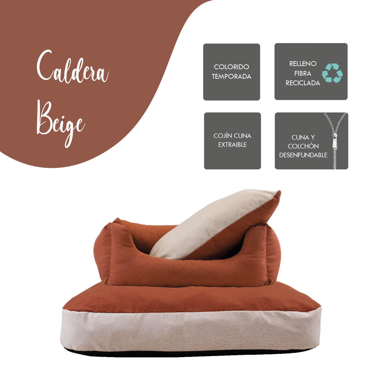 YAGU CALDEIRA OXFORD BED-BEIGE 