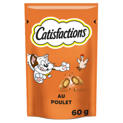 CATISFACTIONS™ Friandises au poulet pour chat et chaton 60g