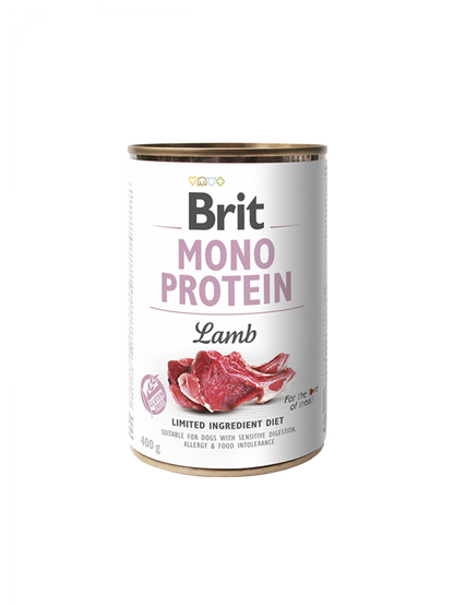 BRIT Aliment Humide Chien MONO PROTÉINE – AGNEAU 400 G