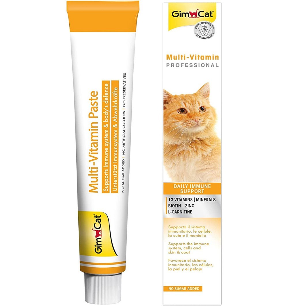 GimCat Pâte multivitaminée pour chat, 50g