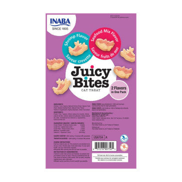 JUICY BITES Saveurs de Crevette et de mélange de Fruits de mer (11,3gx3)