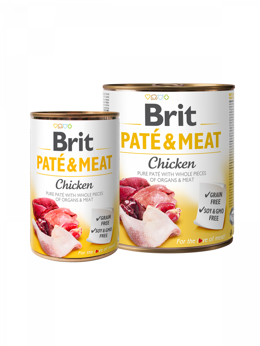 BRIT Aliment Humide Chien PÂTÉ & VIANDE - POULET 400 G