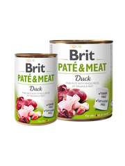 BRIT Aliment Humide Chien PATÉ & VIANDE - CANARD 400 g